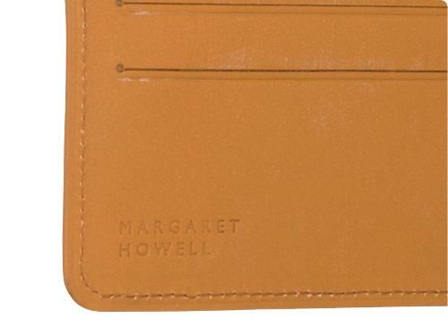 MARGARET HOWELL BRIDLE LEATHER FOLDED WALLET 051CAMEL