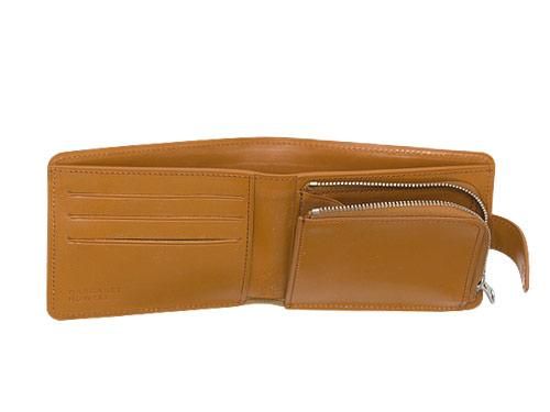 MARGARET HOWELL BRIDLE LEATHER FOLDED WALLET 051CAMEL