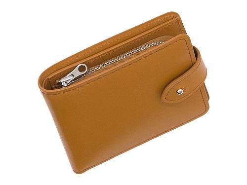 MARGARET HOWELL BRIDLE LEATHER FOLDED WALLET 051CAMEL