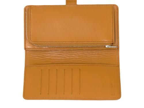 MARGARET HOWELL BRIDLE LEATHER LONG WALLET 051CAMEL