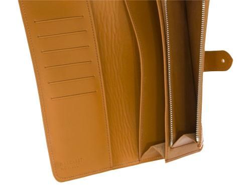 MARGARET HOWELL BRIDLE LEATHER LONG WALLET 051CAMEL