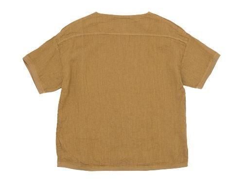 maillot linen shirts Tee CAMEL