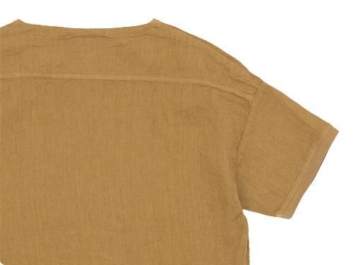 maillot linen shirts Tee CAMEL