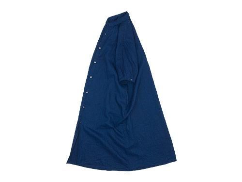 maillot mature indigo linen one-piece INDIGO