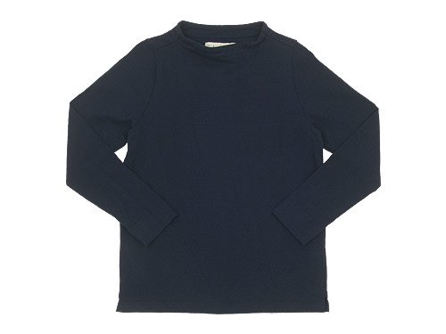 nisica ガンジーネックカットソー 長袖 NAVY 【NIS-830】 nisica通販