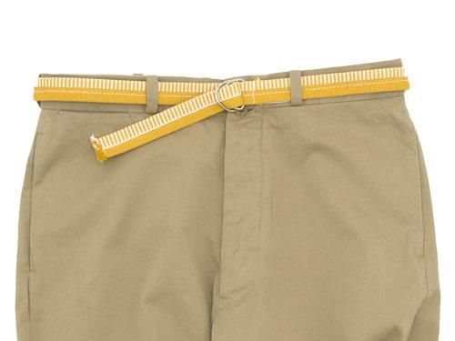 JOHANNA GULLICHSEN Narrow Ribbon Belt YELLOW