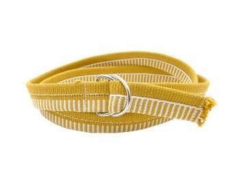 JOHANNA GULLICHSEN Narrow Ribbon Belt YELLOW