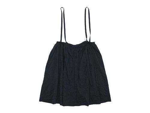TOUJOURS Drawstring Suspender Skirt NAVY TM28IK04