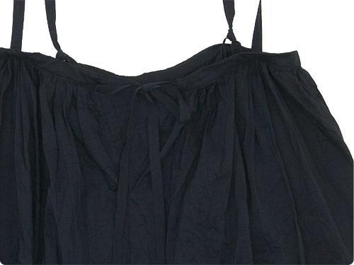 TOUJOURS Drawstring Suspender Skirt NAVY TM28IK04