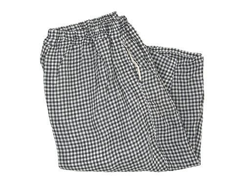 ordinary fits ball pants check WHITE x BLACK ordinary fits