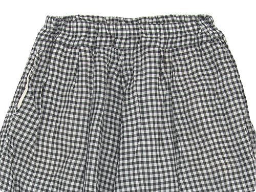 ordinary fits ball pants check WHITE x BLACK