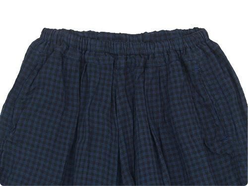 ordinary fits ball pants check BLUE x BLACK
