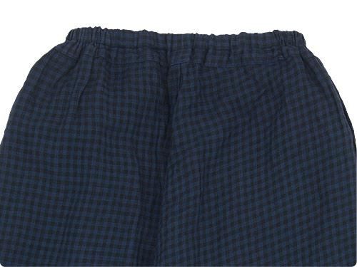 ordinary fits ball pants check BLUE x BLACK