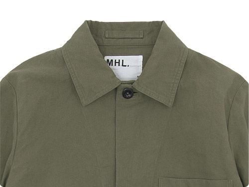 MHL. JAPANESE COTTON CANVAS 3BUTTON JACKET 180OLIVE̥󥺡