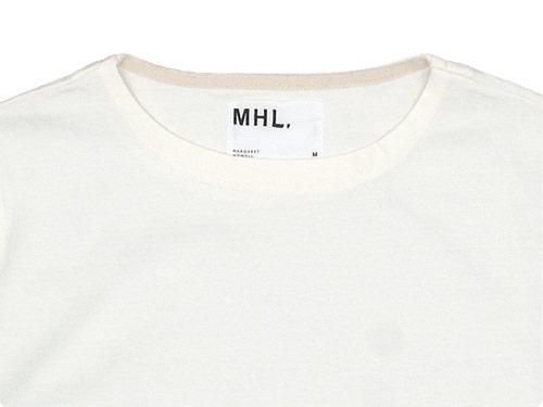 MHL. DRY COTTON JERSEY L/S T-SHIRTS 030WHITE ̥󥺡