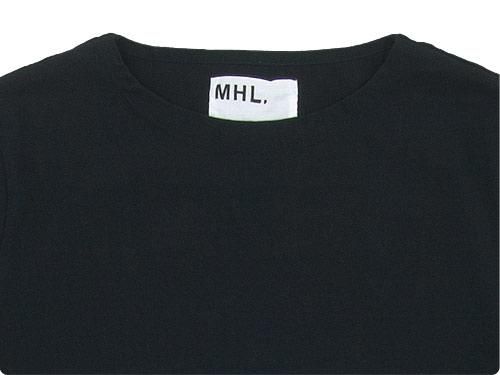 MHL. DRY COTTON JERSEY L/S T-SHIRTS 010BLACK ̥󥺡