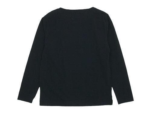 MHL. DRY COTTON JERSEY L/S T-SHIRTS 010BLACK ̥󥺡