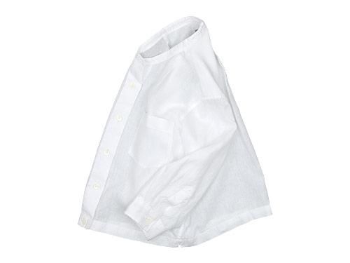 MARGARET HOWELL SHIRTING LINEN NO COLLAR SHIRTS 030WHITE ̥ǥ