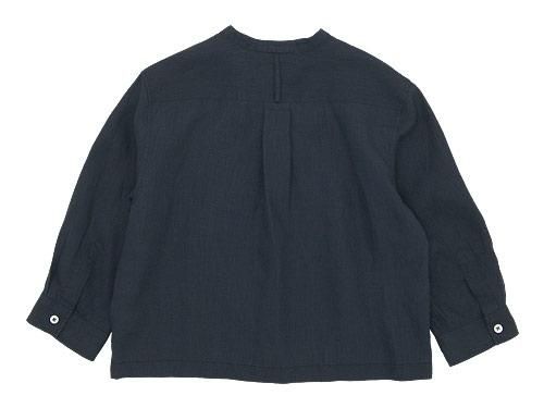 MARGARET HOWELL SHIRTING LINEN NO COLLAR SHIRTS 023CHARCOAL ̥ǥ