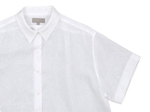 MARGARET HOWELL LINEN VOILE PJ SHIRTS 030WHITE ̥ǥ
