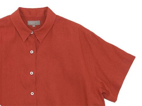 MARGARET HOWELL LINEN VOILE PJ SHIRTS 105CORAL ̥ǥ