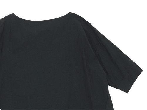 TOUJOURS Boat Neck Wrap Back Shirt NAVY BLACK TM28SS01