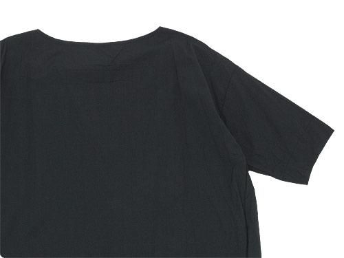 TOUJOURS Boat Neck Wrap Back Shirt Dress NAVY BLACK