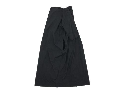 TOUJOURS Boat Neck Wrap Back Shirt Dress NAVY BLACK