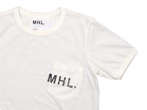 MHL. PRINTED JERSEY LOGO T 030OFF WHITE̥󥺡