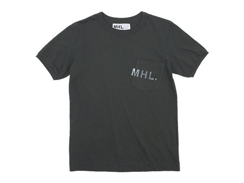 MHL. PRINTED JERSEY LOGO T 023CHARCOAL〔メンズ〕 MHL.通販・取扱い