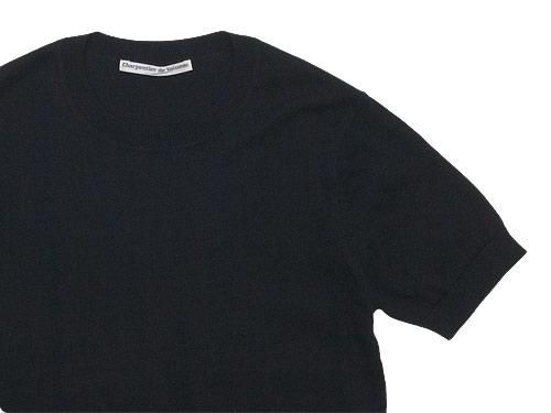 Charpentier de Vaisseau Kyle Cotton Knit Short Sleeve BLACK