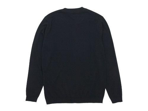 Charpentier de Vaisseau Kerry Cotton Knit Long Sleeve BLACK