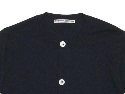 Charpentier de Vaisseau Katrina Cotton Knit Cardigan BLACK