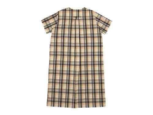 Charpentier de Vaisseau Daisy Front Button One-piece BEIGE MULTI CHECK