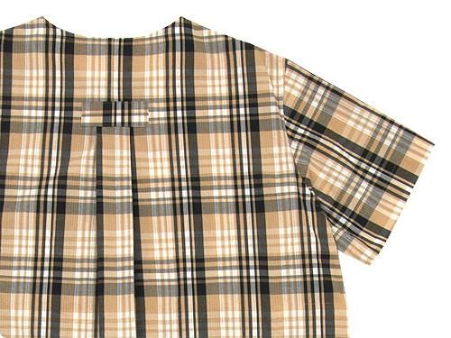 Charpentier de Vaisseau Daisy Front Button One-piece BEIGE MULTI CHECK