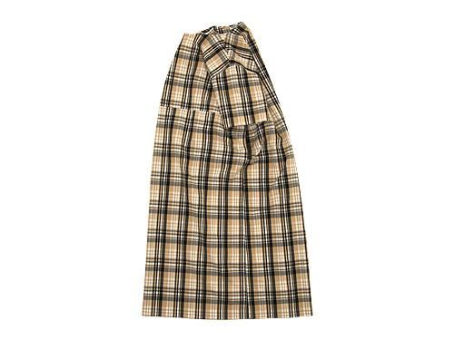Charpentier de Vaisseau Daisy Front Button One-piece BEIGE MULTI CHECK