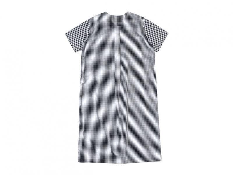 Charpentier de Vaisseau Daisy Front Button One-piece BLACK CHECK
