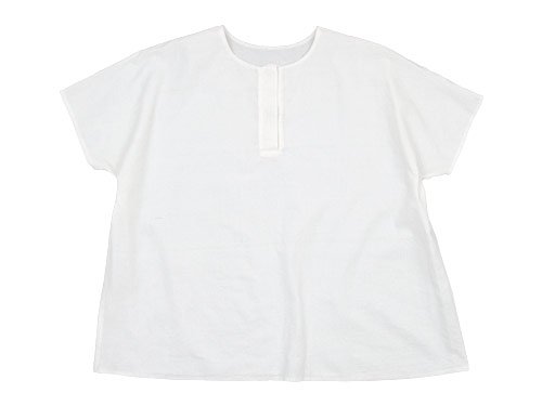 Atelier d'antan Schiele（シーレ） Short Sleeve Blouse WHITE