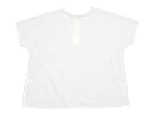 Atelier d'antan Schieleʥ Short Sleeve Blouse WHITE