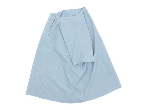 Atelier d'antan Schieleʥ Short Sleeve Blouse LIGHT BLUE