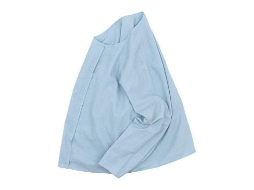 Atelier d'antan Quellierʥꥨ No Collar Shirts LIGHT BLUE