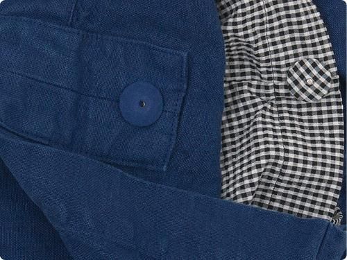 Atelier d'antan Daudetʥɡǡ Canapa Bag NAVY
