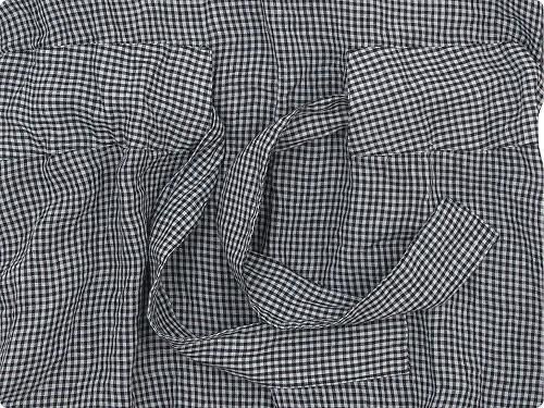 Atelier d'antan Jodelleʥǥ Ribbon Dress INDIGO CHECK