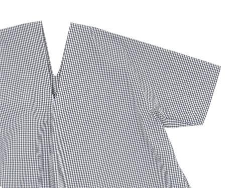Atelier d'antan Vardaʥtent dress WHITE x GRAY CHECK