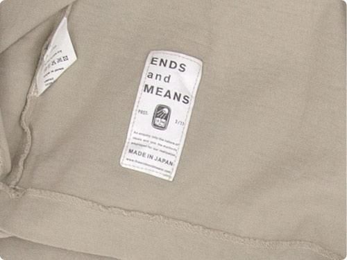 ENDS and MEANS Standard Pocket Tee OATMEAL