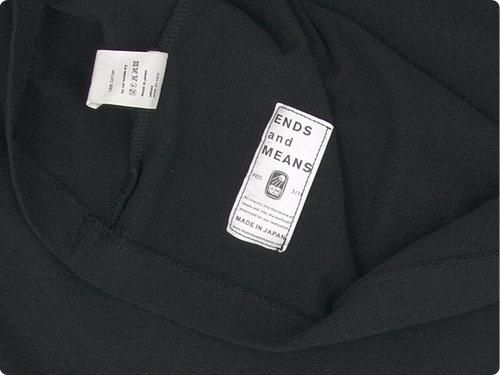 ENDS and MEANS Standard Pocket Tee DARK BROWN