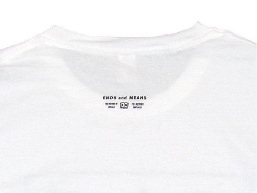ENDS and MEANS Choose Print Tee WHITE
