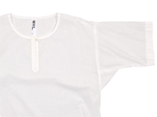 MHL. COTTON SLUB POPLIN T-SHIRTS 030WHITE ̥ǥ