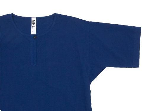 MHL. COTTON SLUB POPLIN T-SHIRTS 110BLUE ̥ǥ
