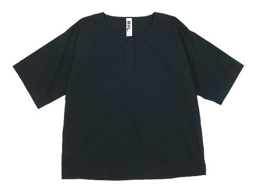 MHL. COTTON SLUB POPLIN T-SHIRTS 010BLACK ̥ǥ